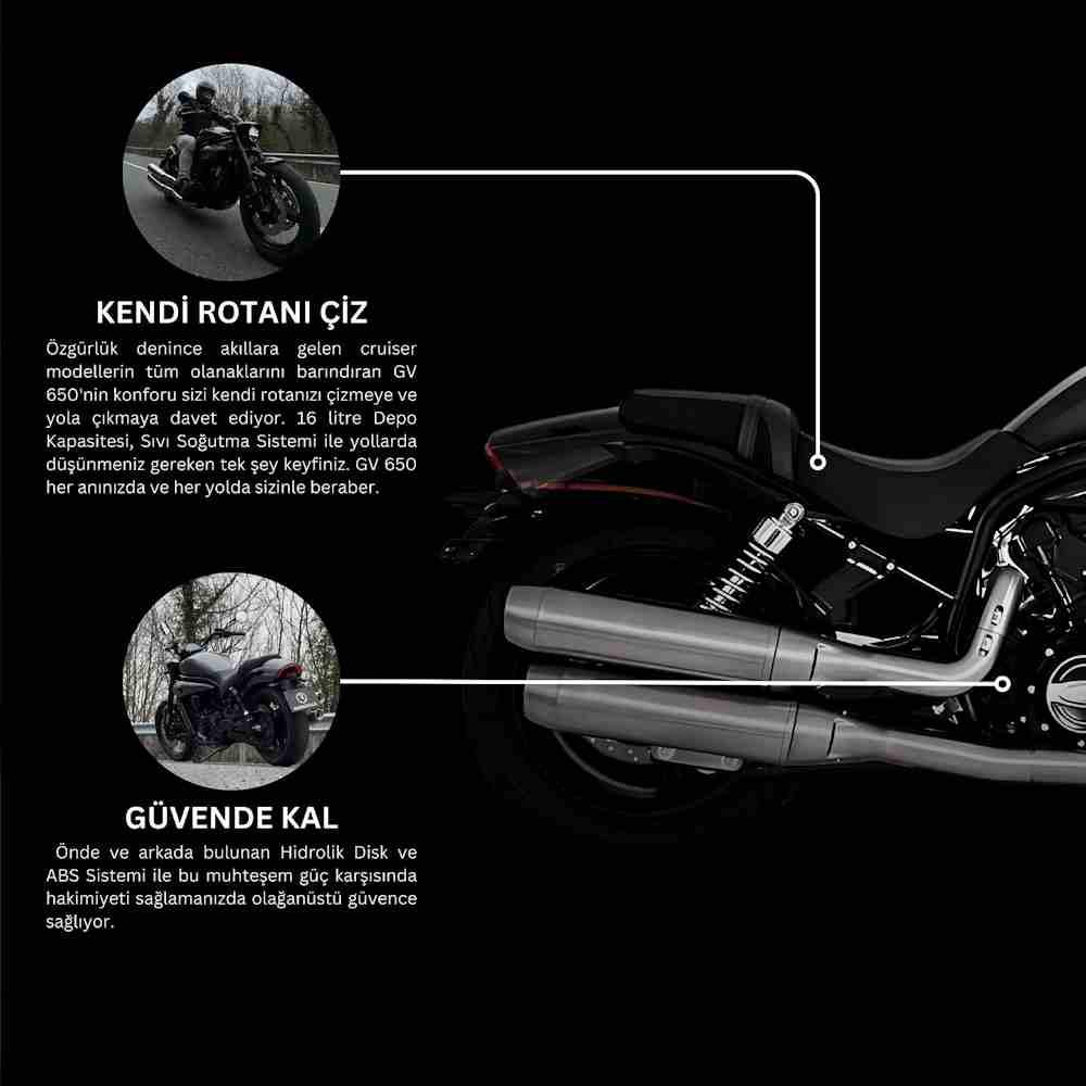 BAROSSA Barossa Gv-650 2026 Model Motosiklet - Görsel 6