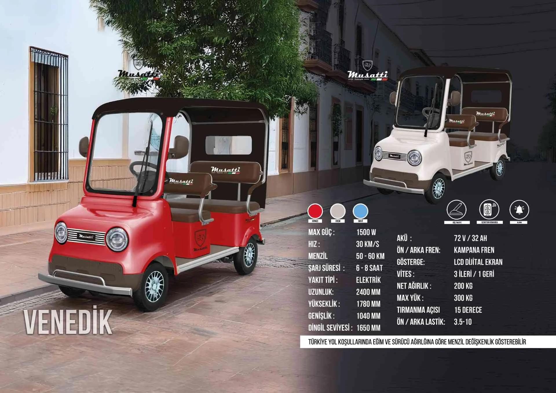 MUSATTI Musatti Venedik 2026 Model Motosiklet - Görsel 2